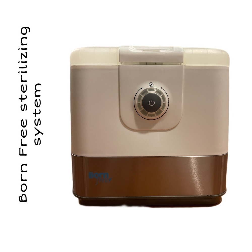 BORN FREE Tru-clean Baby Bottle Sterilizing All-in-1 Steam Sterilizer System